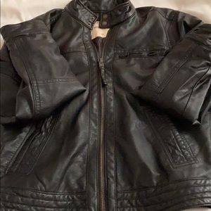 Boys XL faux leather jacket